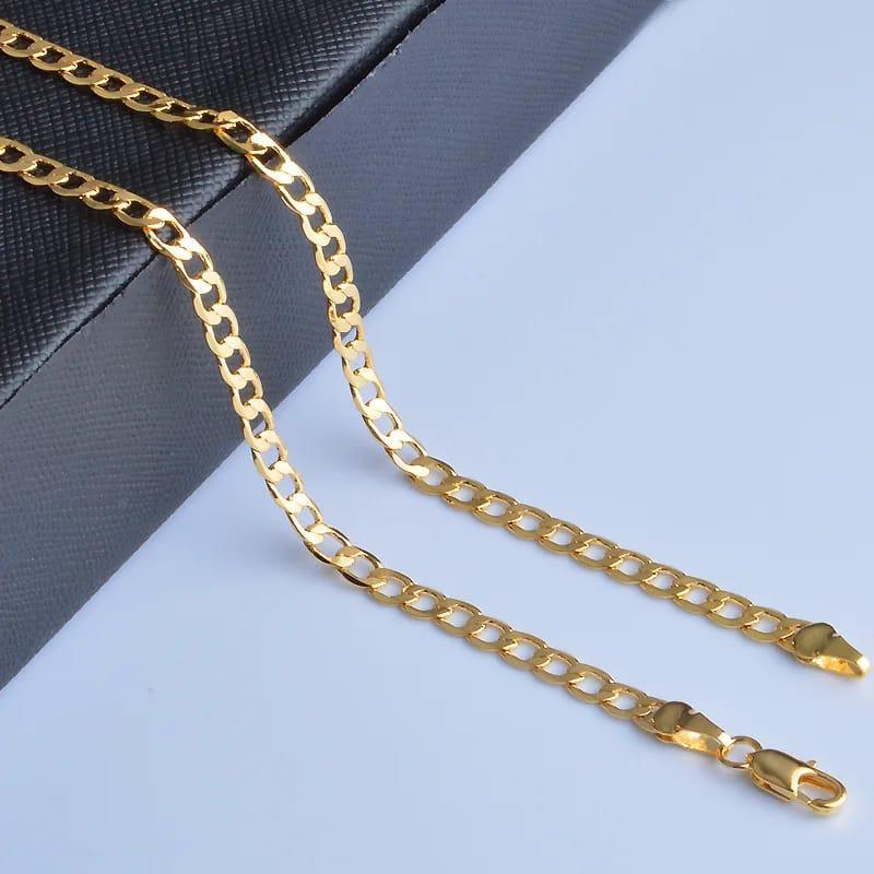 12mm Punk Cuban Gold Chain Necklace For Men
